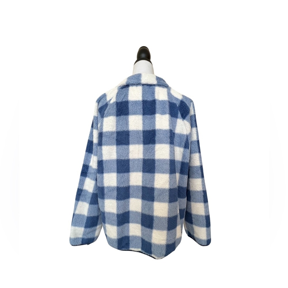 J Crew Woven Sherpa Zip-Up - image 3